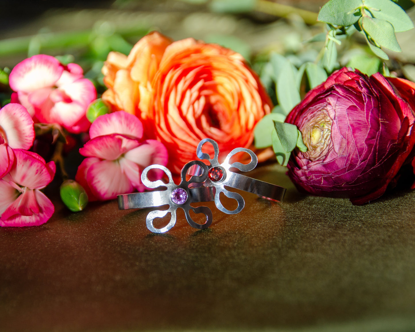 Bloom Hoop - Silver