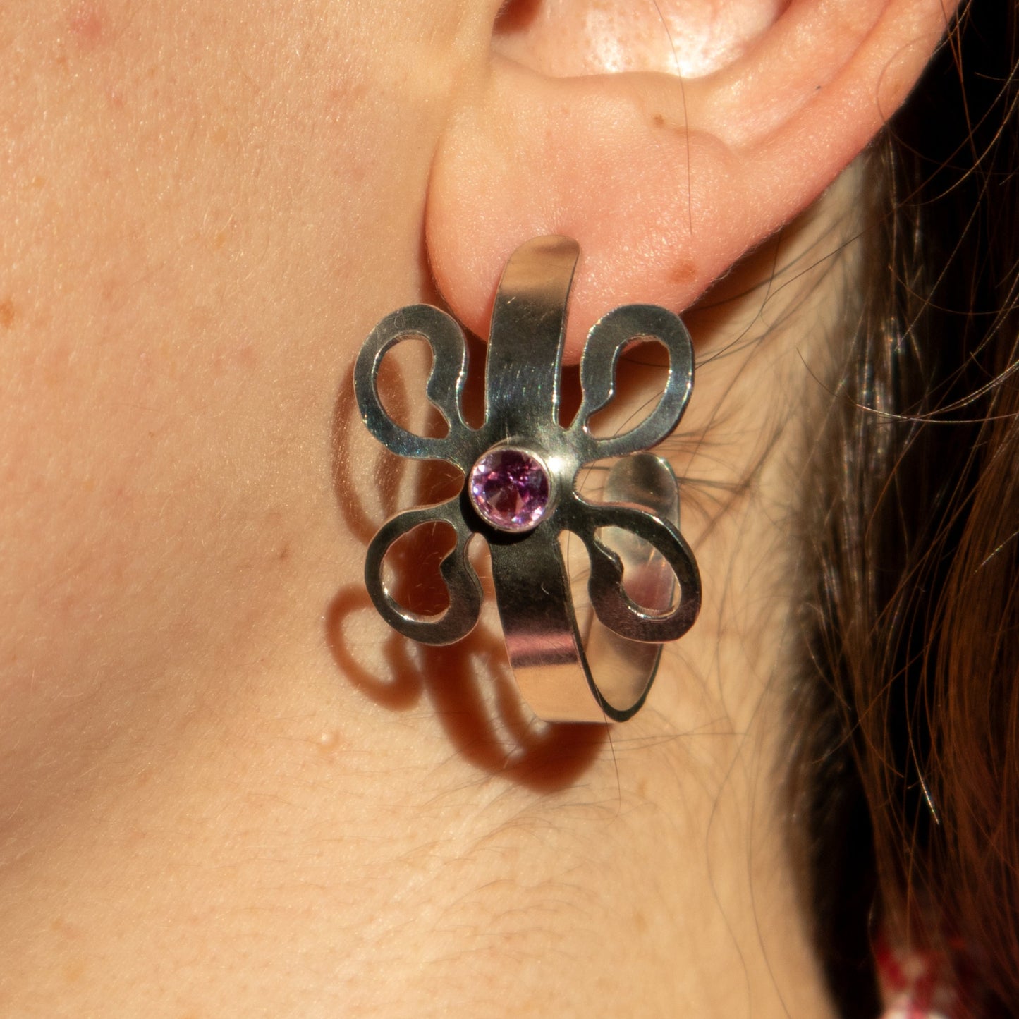 Bloom Hoop - Silver