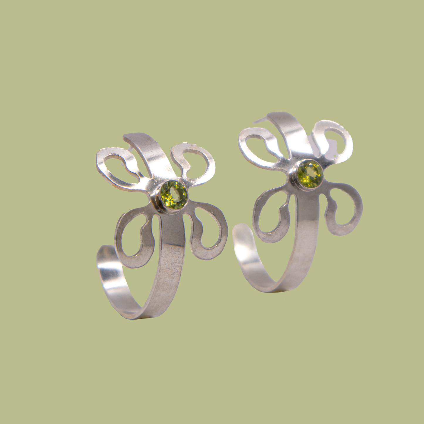 Bloom Hoop - Silver