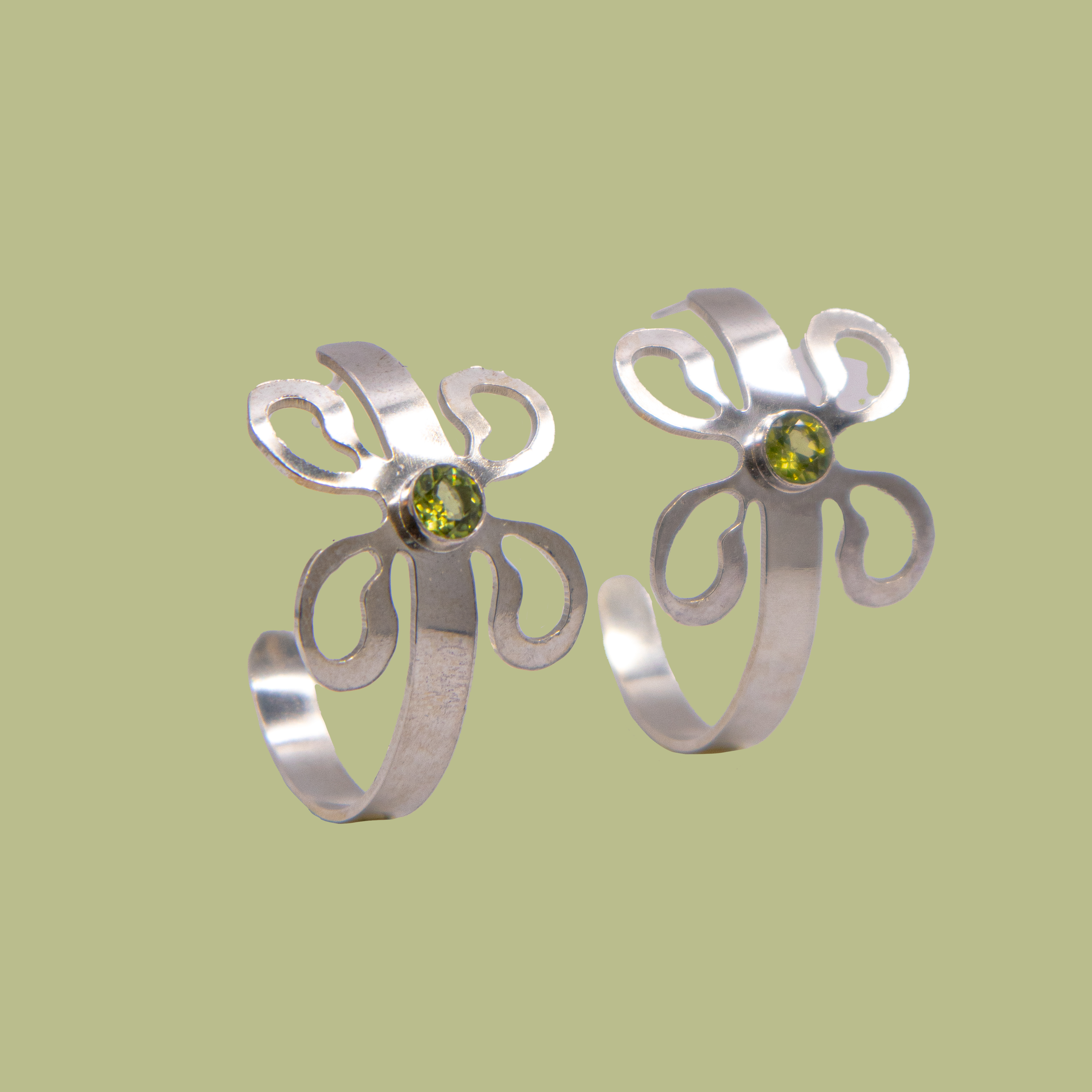 Bloom Hoop - Silver
